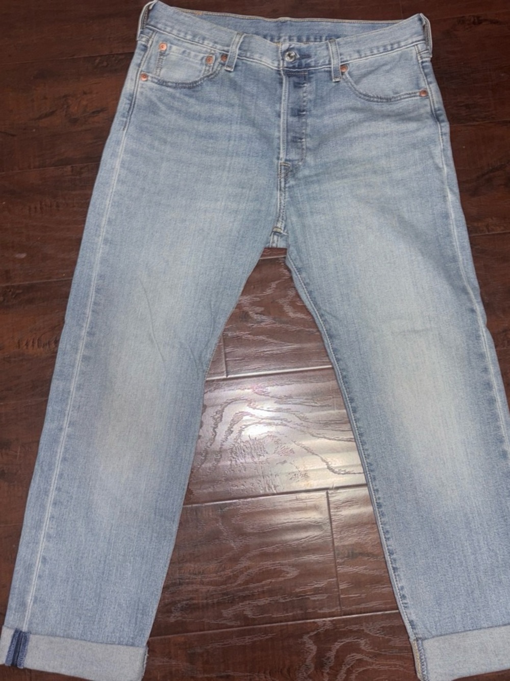 Levi's Light Blue Straight Leg Men's Jeans
